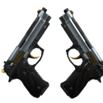 StatTrak™ Dual Berettas | Ventilators (Minimal Wear)