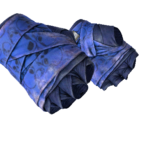 ★ Hand Wraps | Cobalt Skulls (Battle-Scarred)