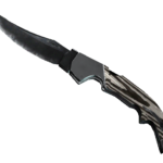 ★ Falchion Knife | Black Laminate (Minimal Wear)