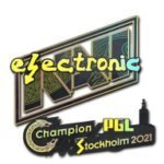 Sticker | electroNic (Holo) | Stockholm 2021