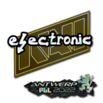 Sticker | electronic (Glitter) | Antwerp 2022