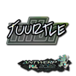Sticker | Tuurtle (Glitter) | Antwerp 2022