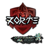 Sticker | zorte (Glitter) | Antwerp 2022
