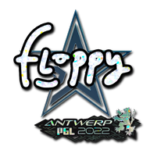 Sticker | floppy (Glitter) | Antwerp 2022