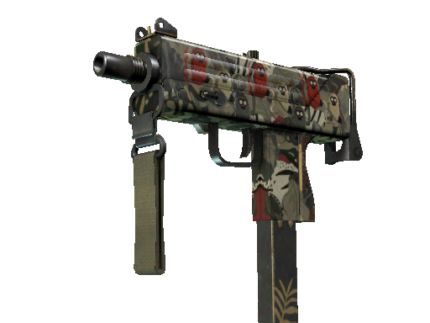 StatTrak™ MAC-10 | Monkeyflage (Battle-Scarred)