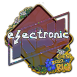 Sticker | electronic (Glitter) | Rio 2022